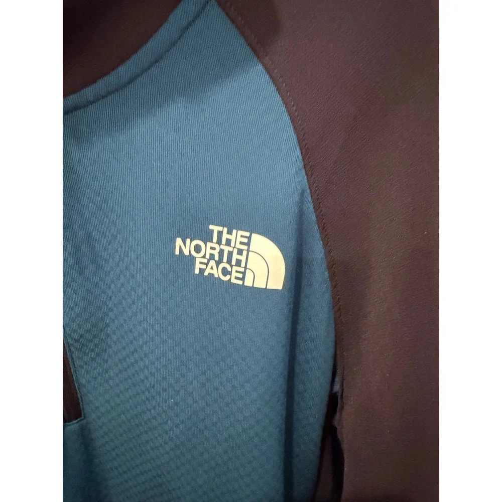 The North Face Tekware 1/4‎ Zip Hoodie Blue Navy FlashDry Mens Pullover